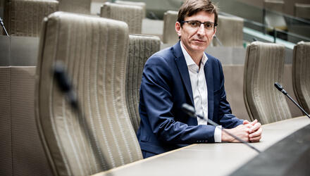 Gijs Degrande in het Vlaams Parlement